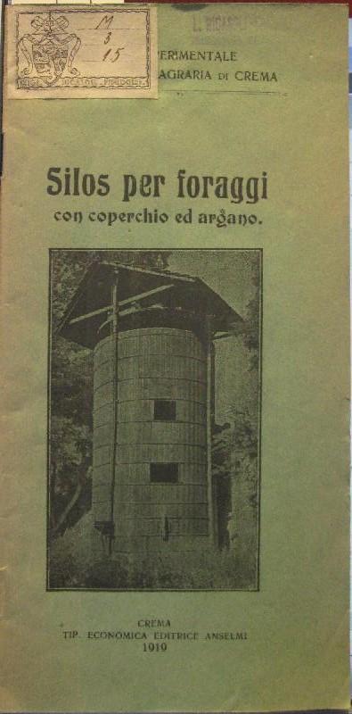 Abebooks Silos per foraggi con coperchio ed argano