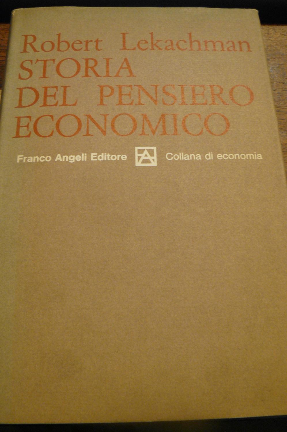 Abebooks Storia del pensiero economico