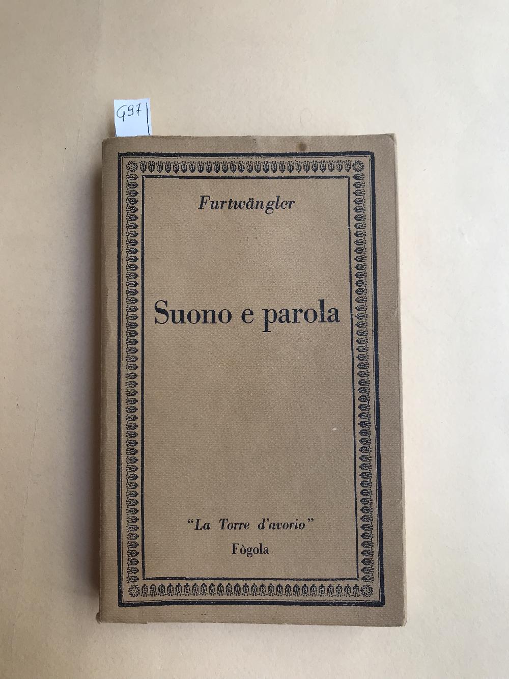 Abebooks Suono e parola. Premessa di paola Isotta