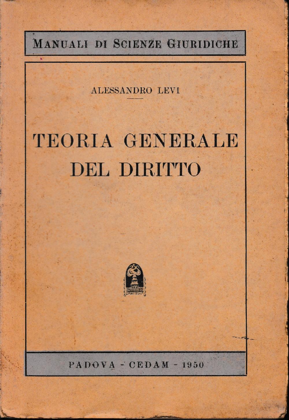Abebooks Teoria generale del diritto