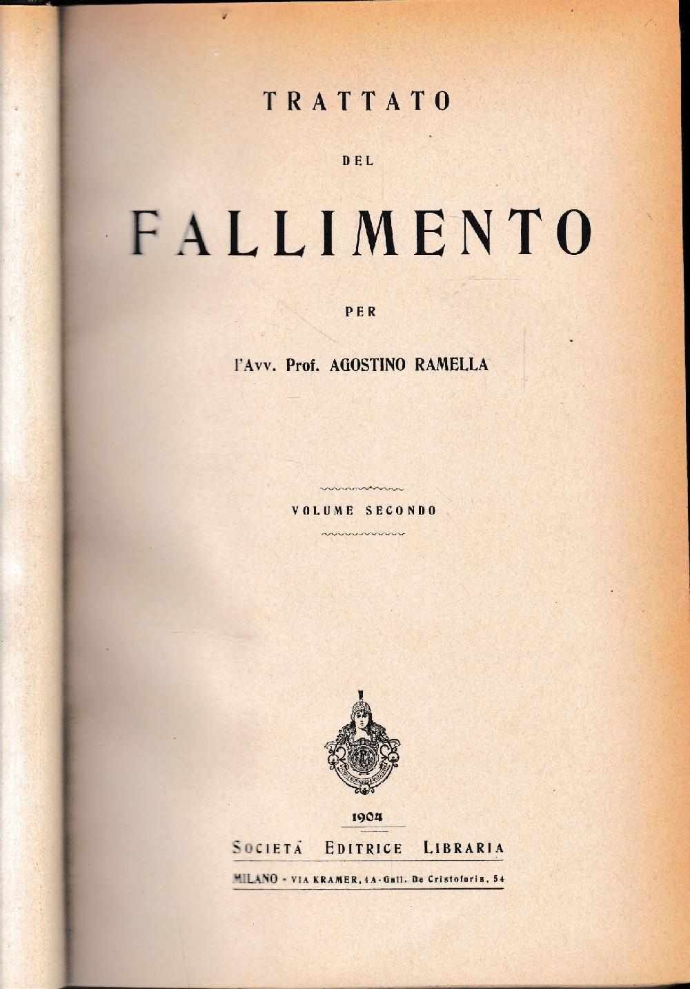 Abebooks Trattato del fallimento vol. 2^