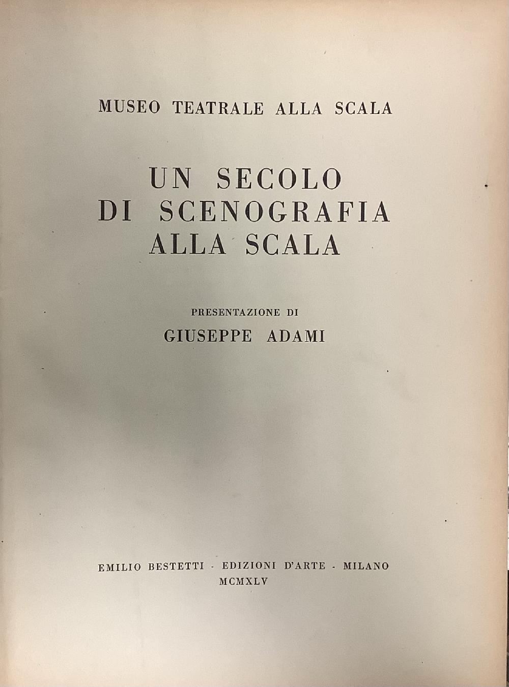Abebooks Un secolo di scenografia alla Scala