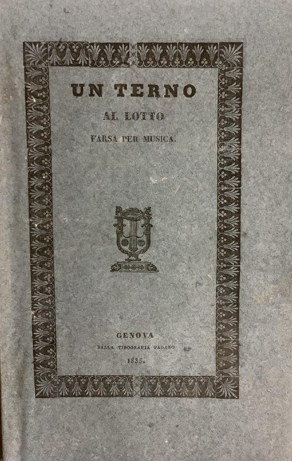 Abebooks Un terno al lotto