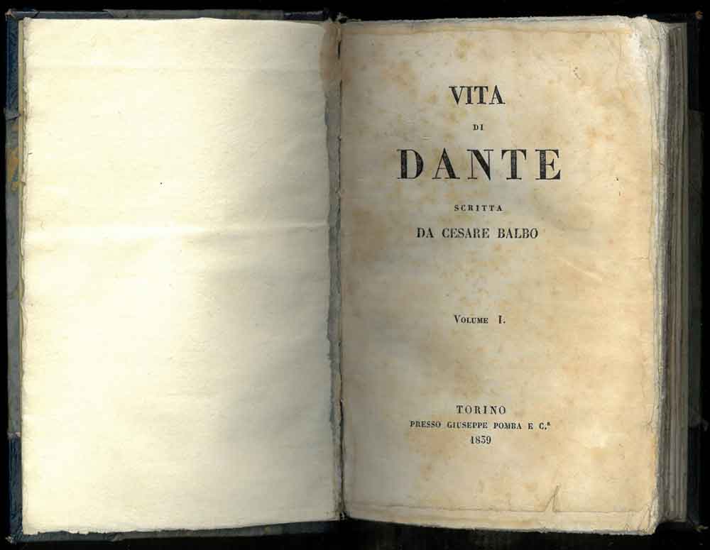 Abebooks Vita di Dante. Opera in 2 volumi
