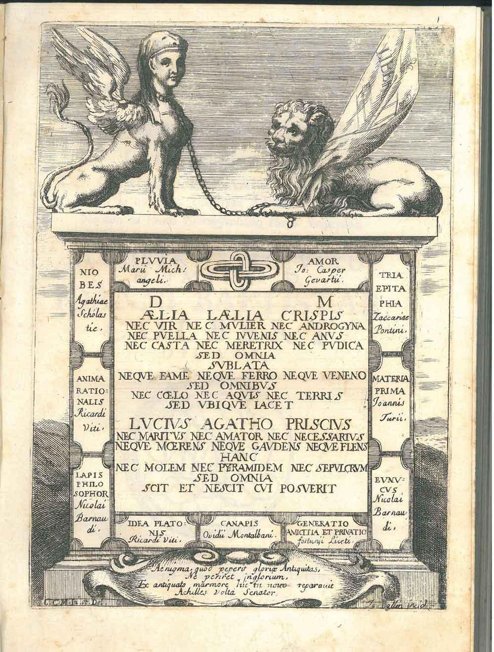 Abebooks Aelia Laelia Crispis non nata resurgens in expositione legali co. Caroli Caesaris Malvasiae