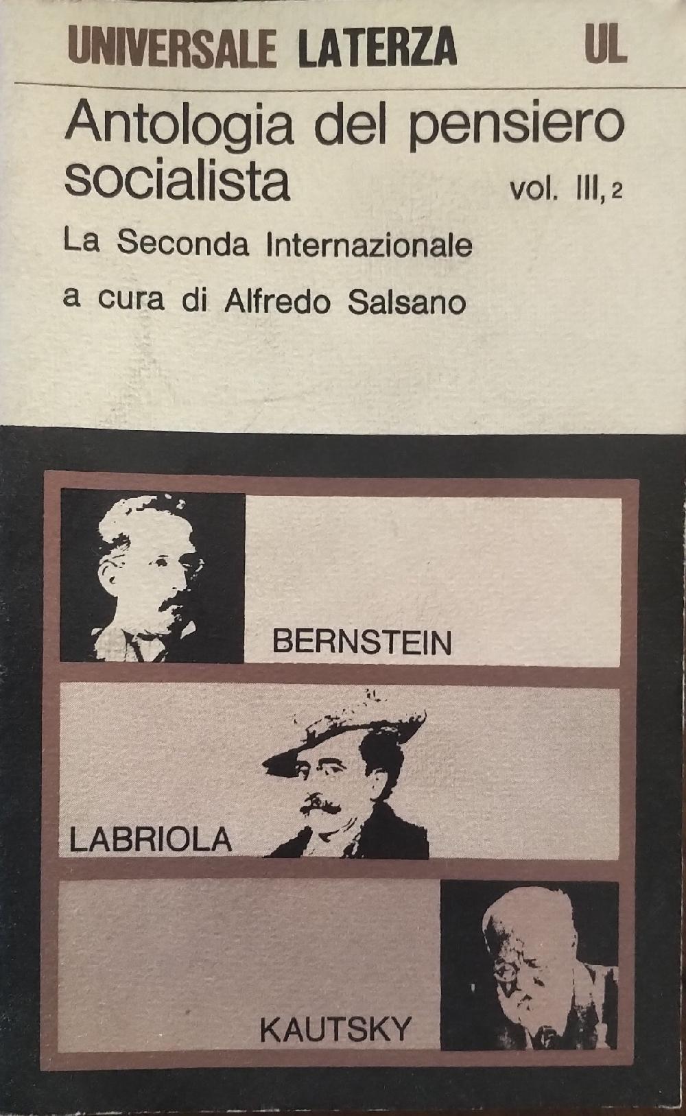 Abebooks Antolgia del pensiero socialista. Bernstein Labriola KautskyVOLUME 3 TOMO 2
