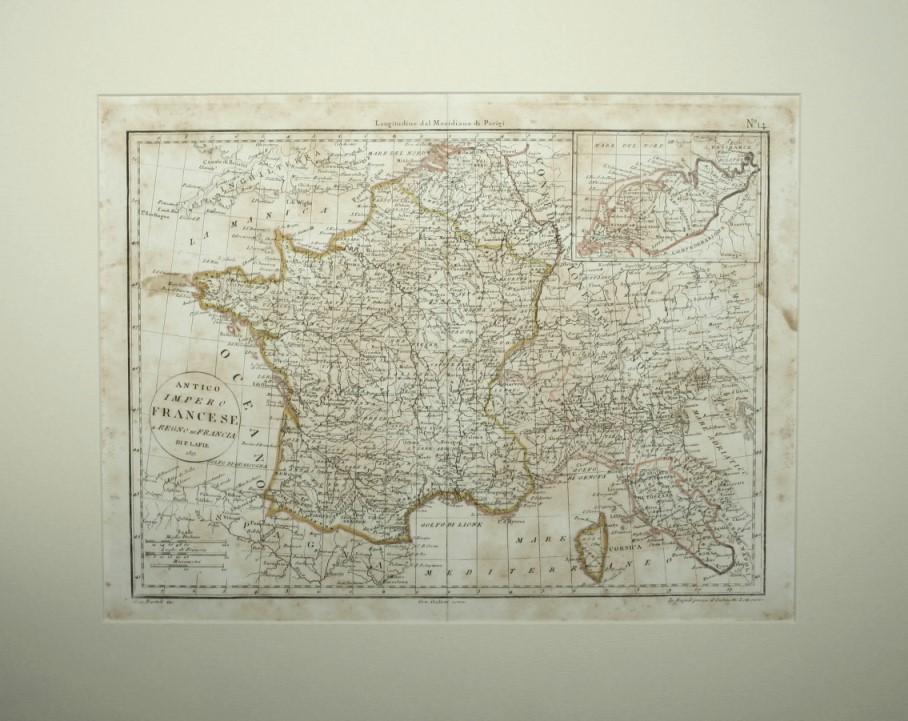 Abebooks Atlante Universale portatile - Carta Antico Impero Francese e Regno di Francia di P. Lapie