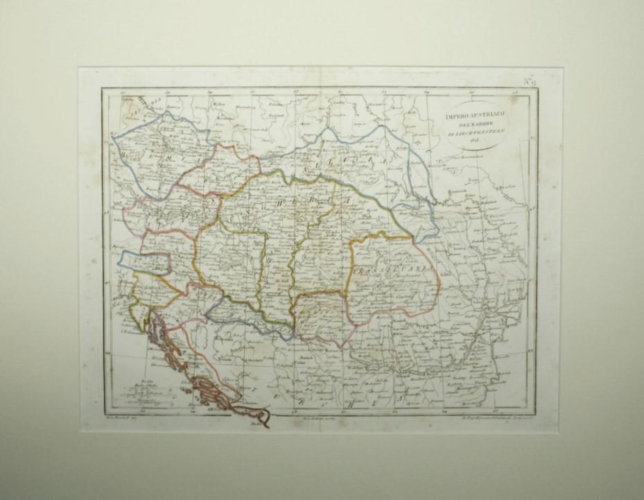 Abebooks Atlante Universale portatile - Carta dell'Impero Austriaco del Barone di Liechtenstern