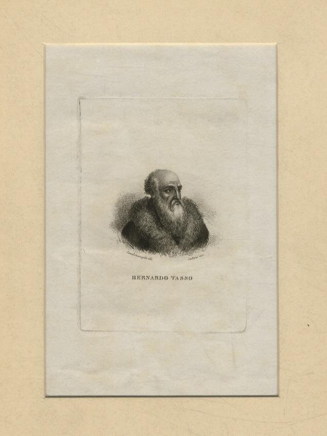 Abebooks Bernardo Tasso. (Ritrattino a mezzo busto di 3/4 verso destra con lunga barba bianca e collo di pelliccia)