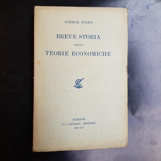 Abebooks Breve storia delle teorie economiche. Con aggiunte di Giuseppe Bruguier. Trad. dal tedesco di O. Degregorio