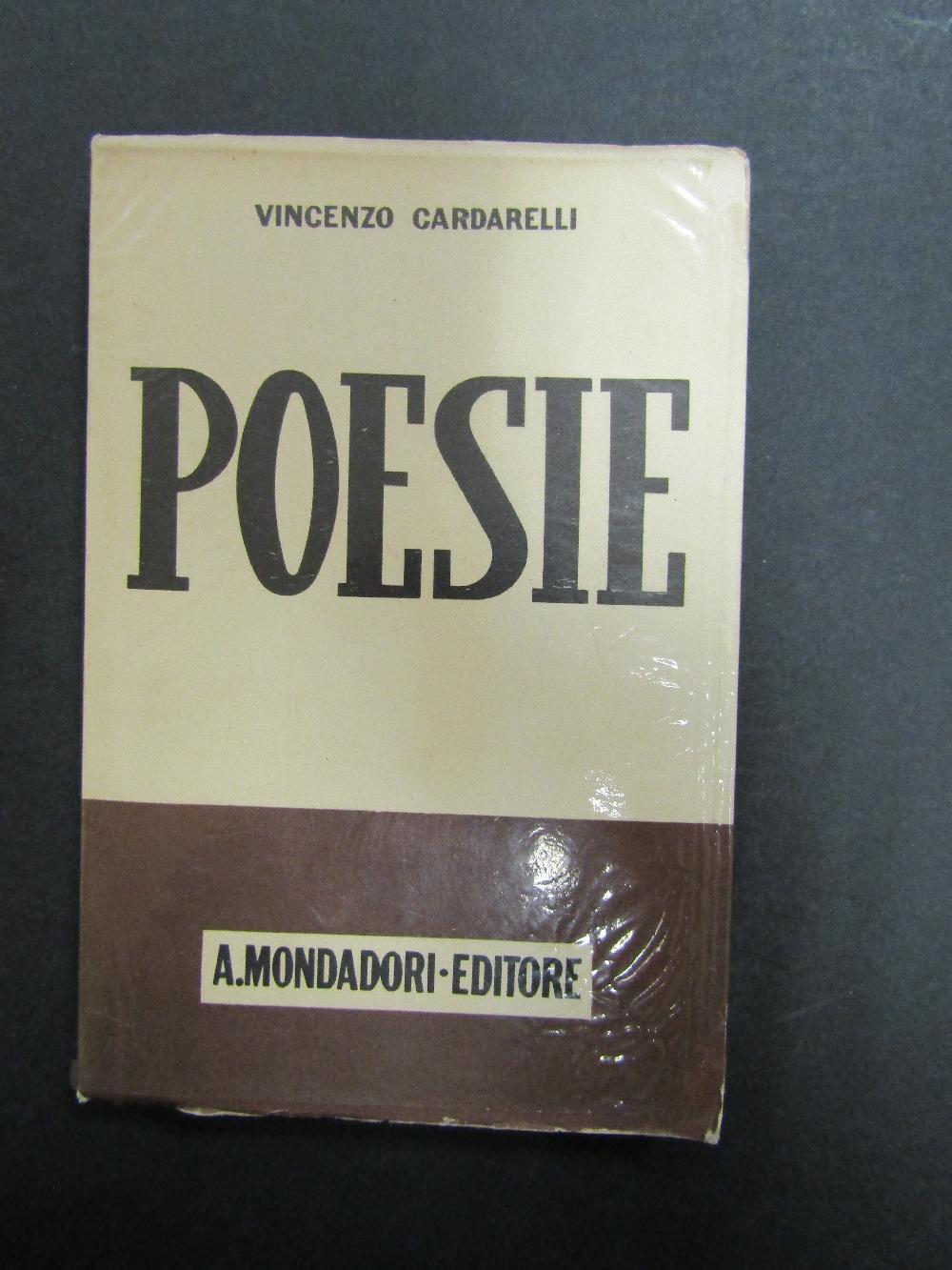 Abebooks Cardarelli Vincenzo. Poesie. Mondadori. 1942-I