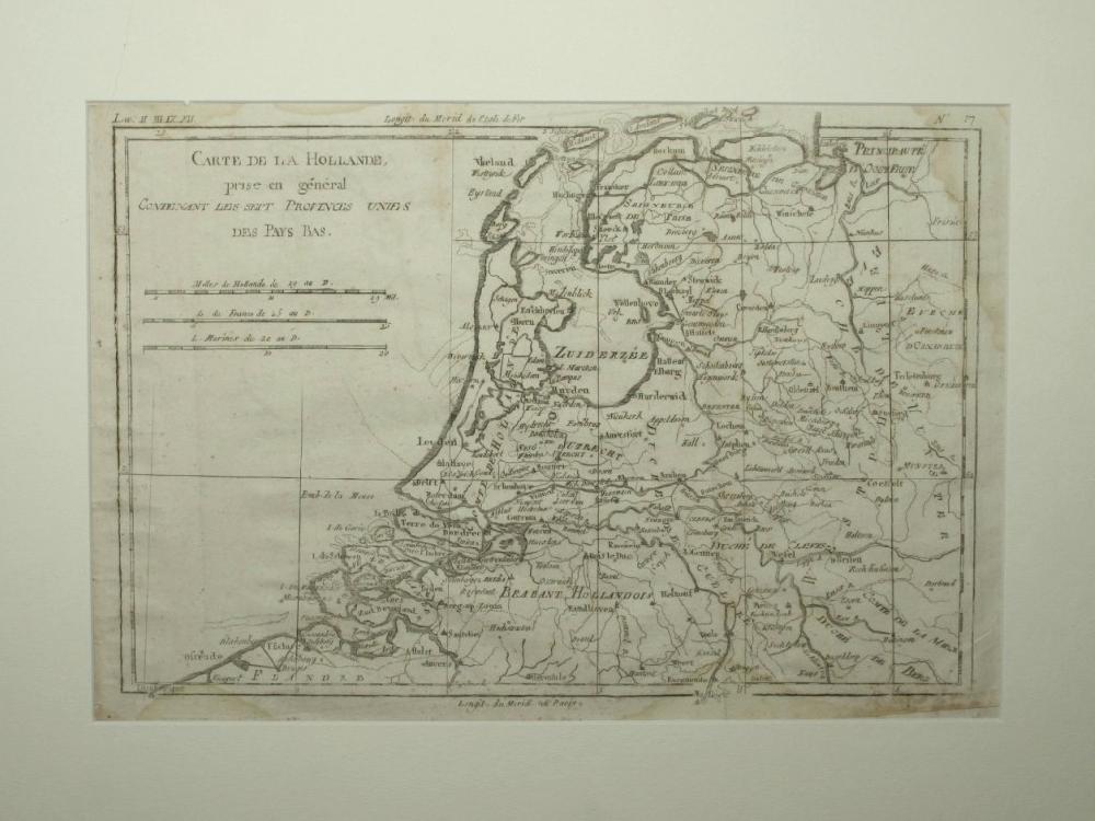 Abebooks Carte de la Hollande prise en general contenant les sept provinces unies des Pays Bas - Analyse succincte de L'atlas dressé