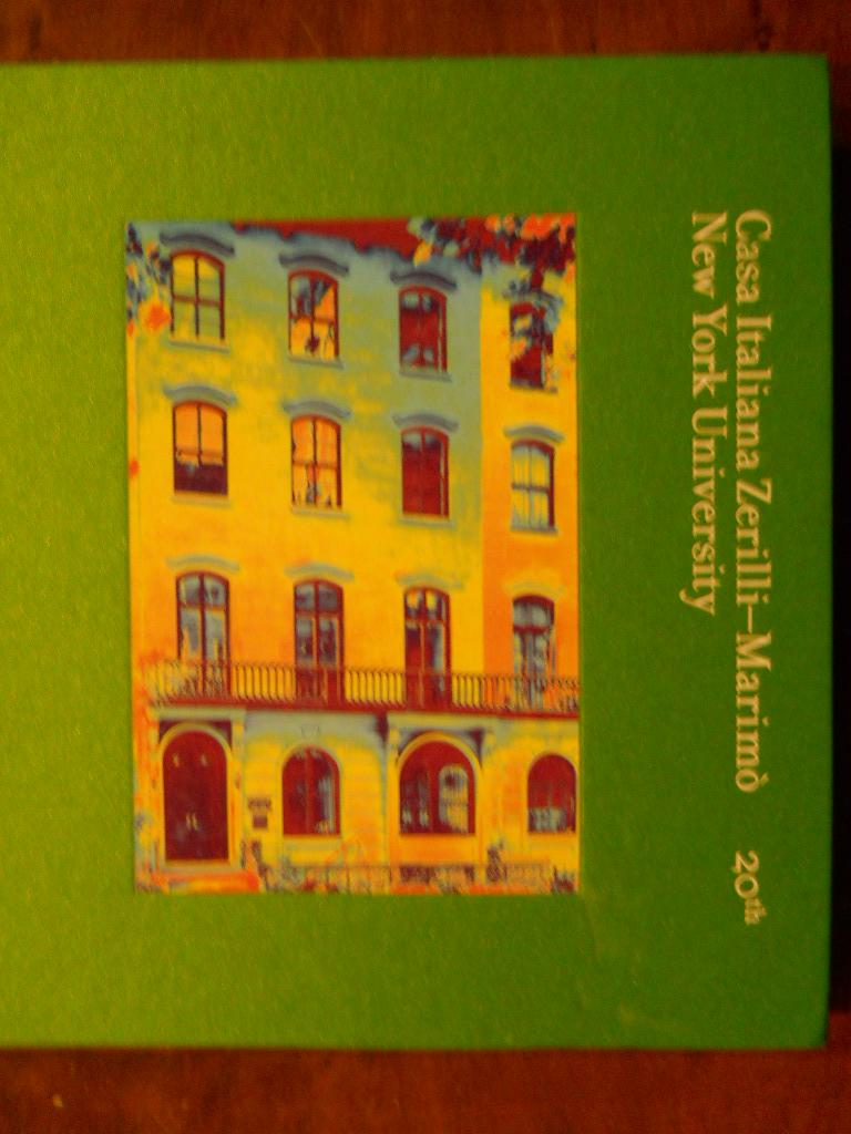 Abebooks CASA ITALIANA ZERILLI-MARIMò NEW YORK UNIVERSITY 20TH