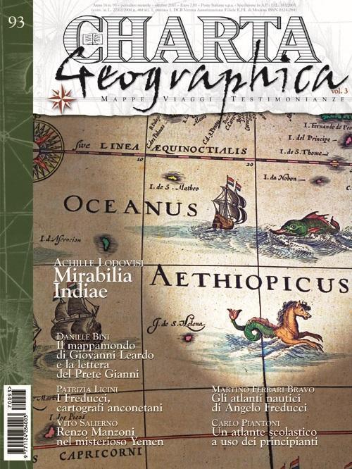 Abebooks Charta Geographica. Mappe - Viaggi - Testimonianze - vol. 3 - ottobre 2007 (Charta 93)