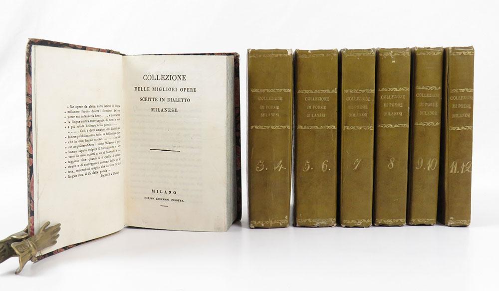 Abebooks Collezione delle migliori opere scritte in dialetto milanese