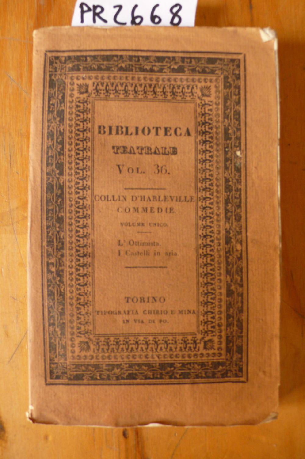 Abebooks Commedie L'ottimista e i Castelli in aria volume unico