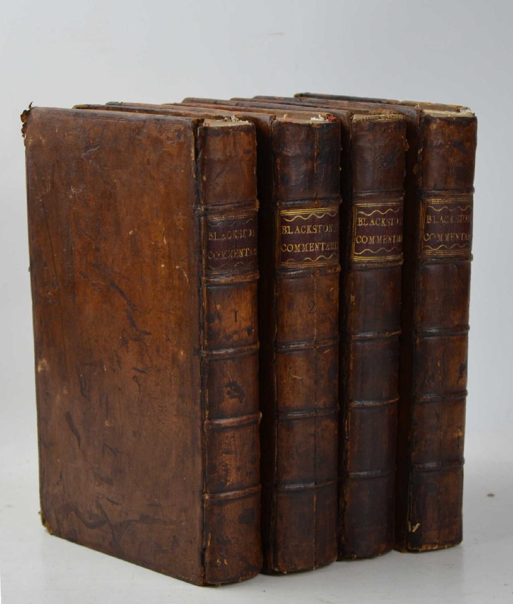 Abebooks Commentaries on the laws of England in four books&