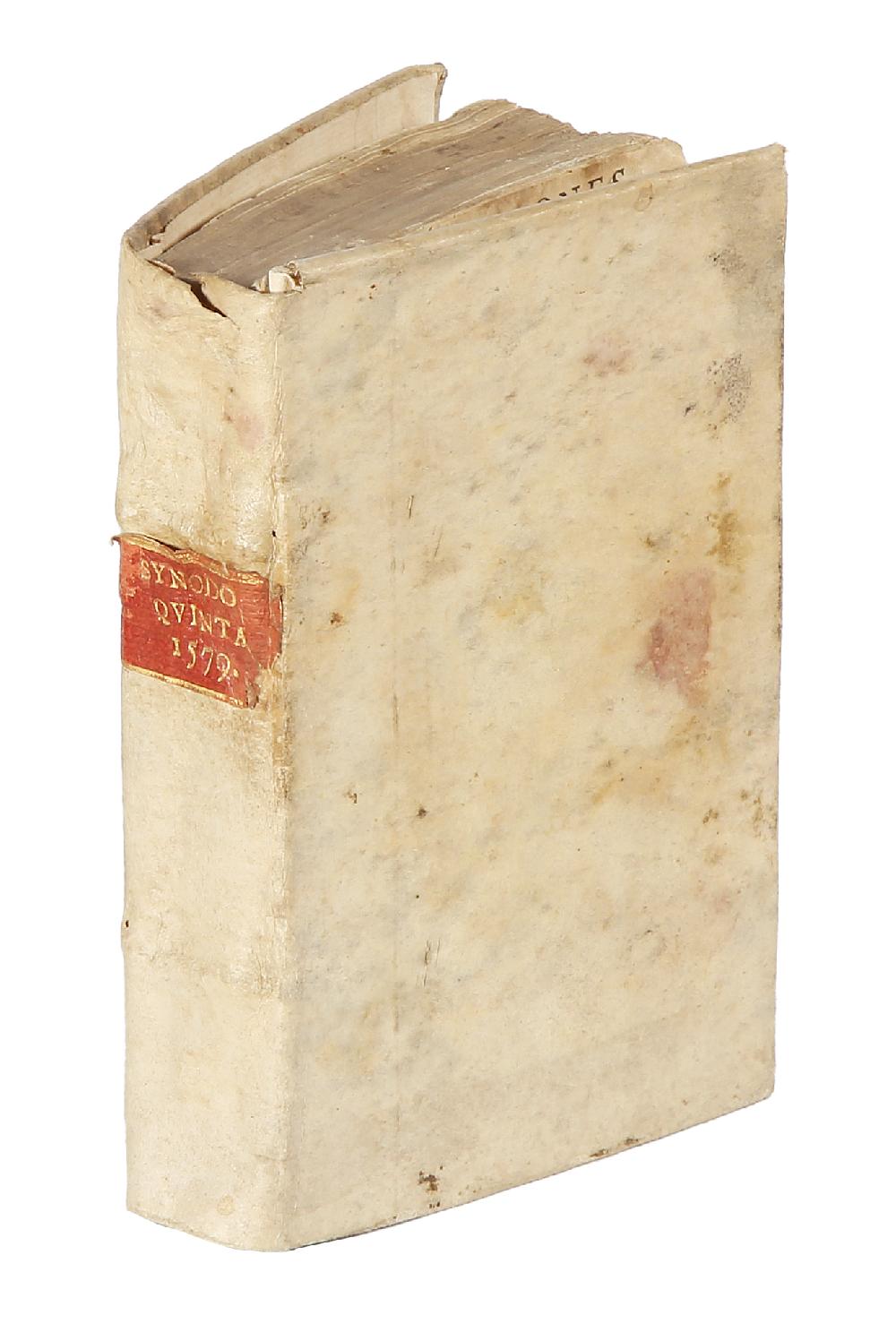 Abebooks Constitutiones/ et decreta/ condita/ In Provinciali Synodo Mediolanensi/ Quinta./ Quam Illustrissimus & Reverendis. D.D. Carolus/ S.R.E. Cardinalis tit. S. Praxedis Dei / et Apostolicae sedis gratia Ar-/ chiepisc. Medio