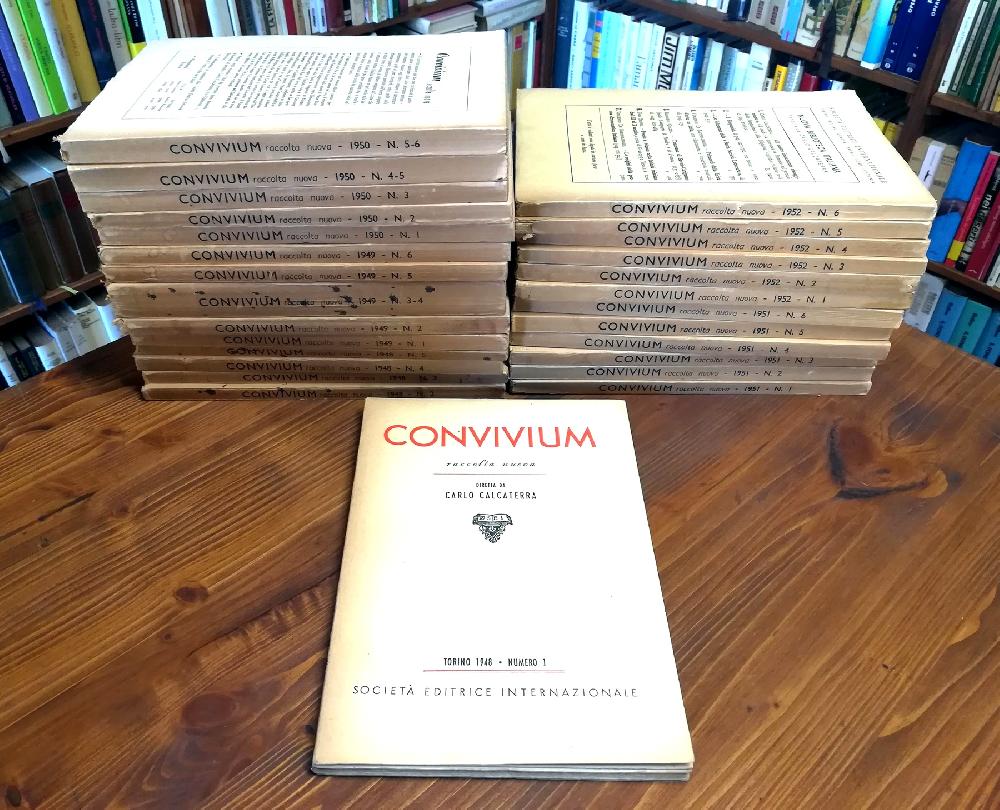 Abebooks Convivium. Raccolta nuova - annate dal 1948 al 1952 (manca un numero)