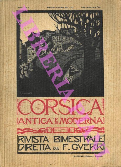 Abebooks Corsica antica e moderna. Rivista bimestrale diretta da F. Guerri