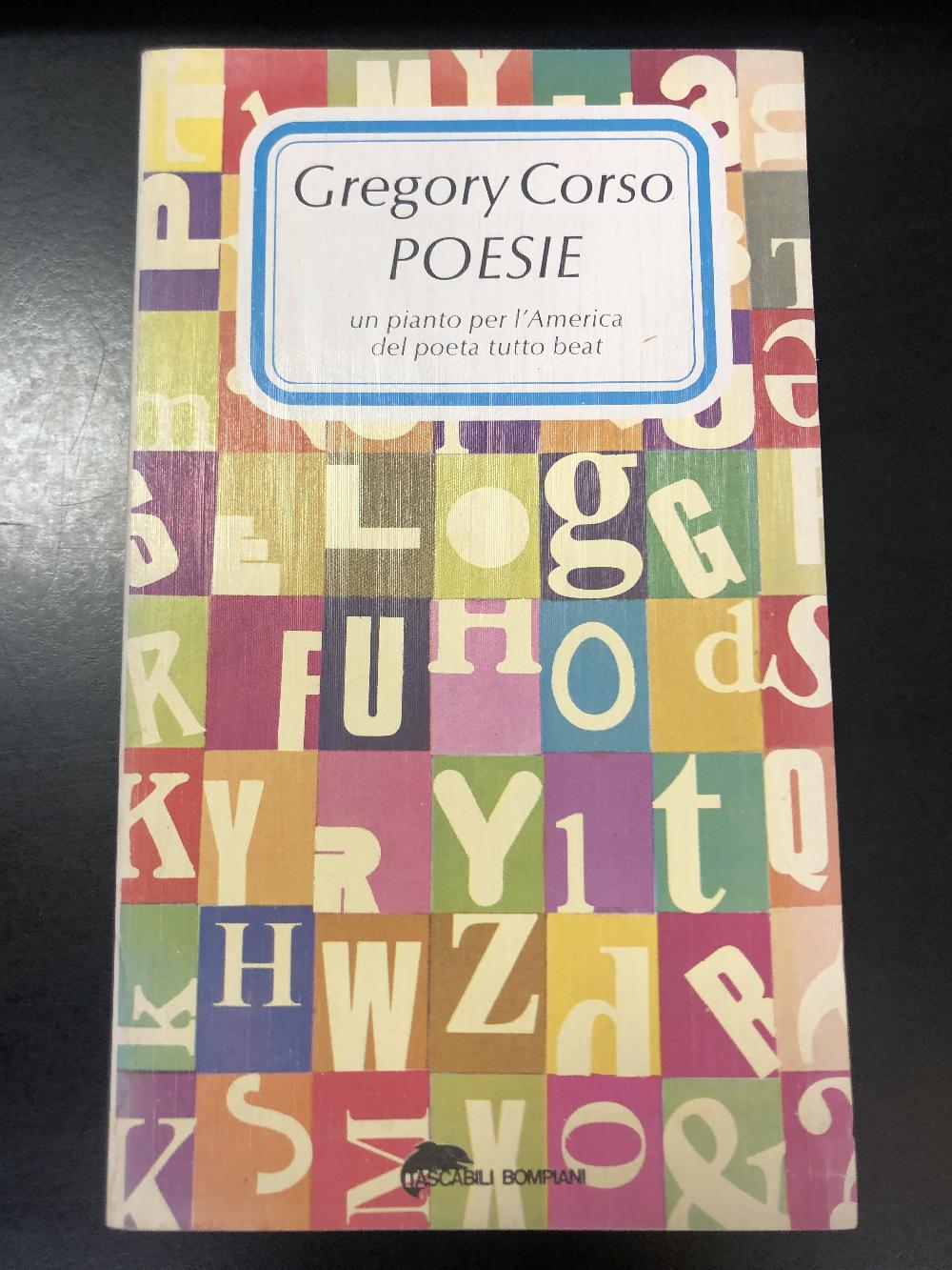 Abebooks Corso Gregory. Poesie. Un pianto per l'America dal poeta tutto beat. Bompiani 1978 - I
