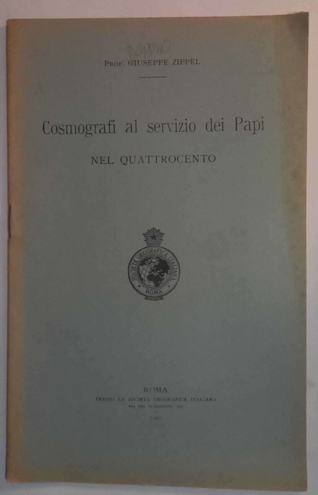 Abebooks Cosmografi al serizio dei Papi nel quattrocento. (Estratto)
