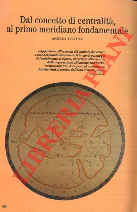 Abebooks Dal concetto di centralità al primo meridiano fondamentale