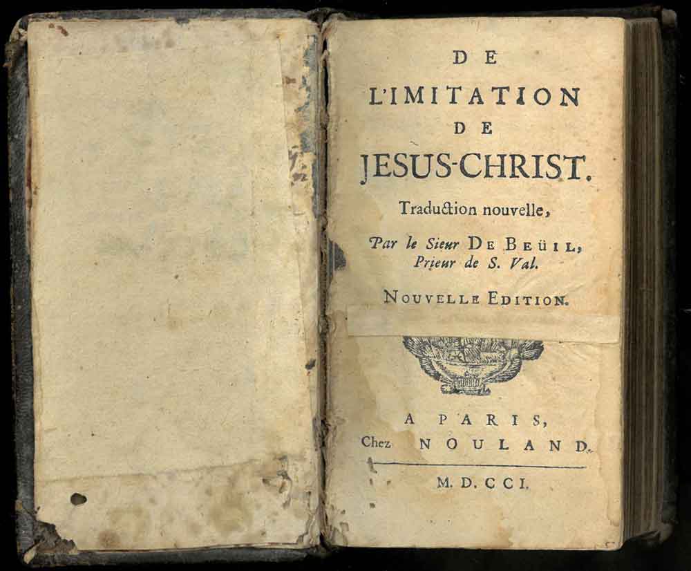 Abebooks De l'imitation de Jesus-Christ. Traduction nouvelle par le Sieur De Beuil