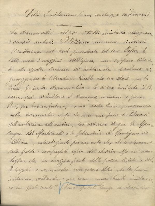 Abebooks Delle Imitazione. (Studio della drammatica del 500)