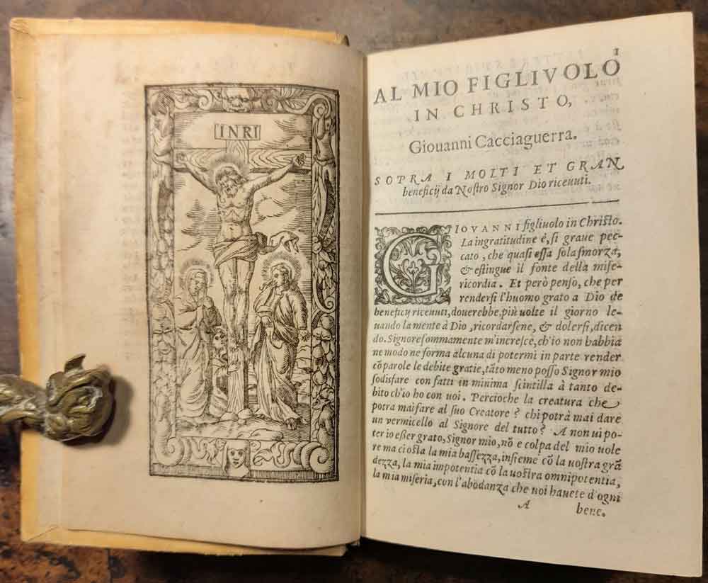 Abebooks Delle lettere spirituali del Rever. Monsig. Cacciaguerra scritte a più persone: libro primo e libro secondo