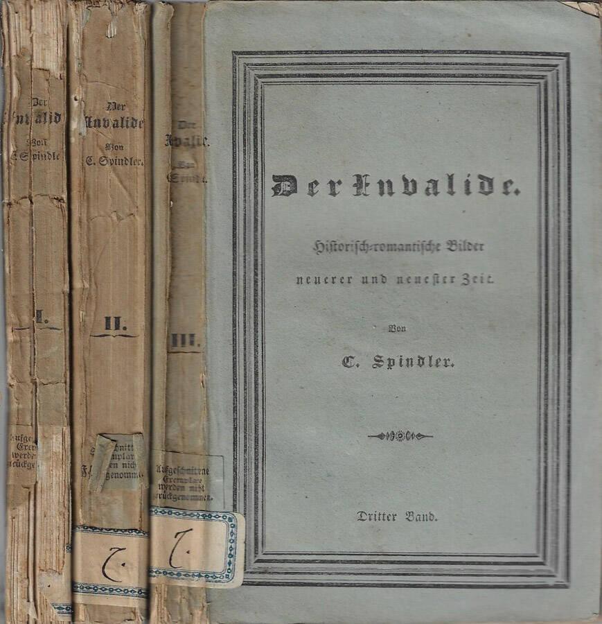 Abebooks Der unbalide Vol I II III Der unbalide historisch romantische bilder neuerer und neuester zeit
