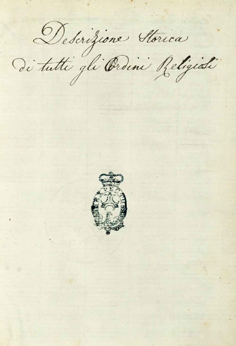 Abebooks Descrizione storica di tutti gli Ordini Religiosi e Militari della Cristianetà