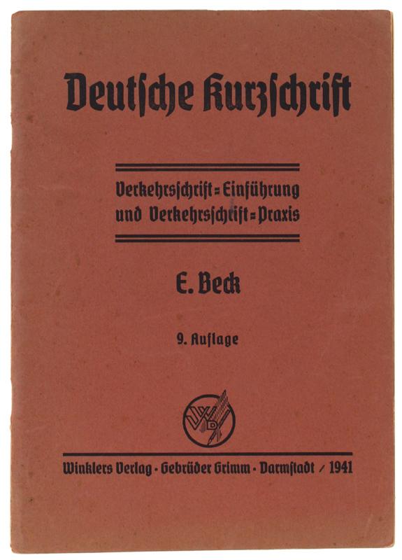 Abebooks DEUTSCHE KURZSCHRIFT. Verkehrschrift - Einführung und Verkehrsschrift - Praxis.: