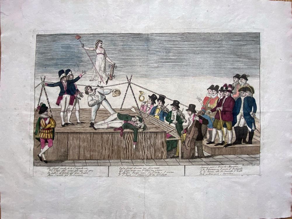 Abebooks Di fragil corda in su l'angusta via / Fra l'buio dell'error più cupo ed altro/ Di lutto e di terror nel gran Teatro / Move l'incerto piè Democrazia