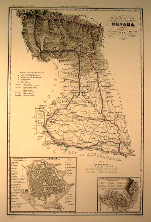Abebooks Divisione militare di Novara. Provincie di Valsesia e di Vercelli