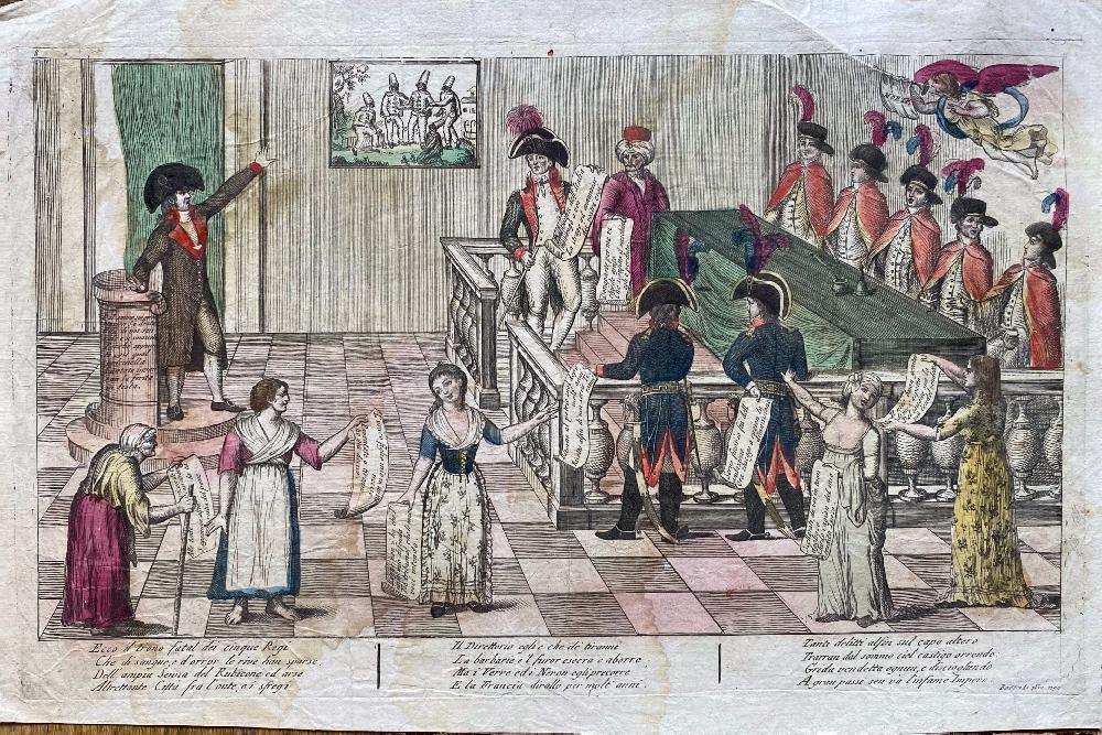 Abebooks Ecco il trono fatal dei cinque Regi/ Che di sangue e d'orror le rive han sparse / Dell'ampia Senna del Rubicone ed arse/ Altrettante città fra l'onte e i sfregiÉ