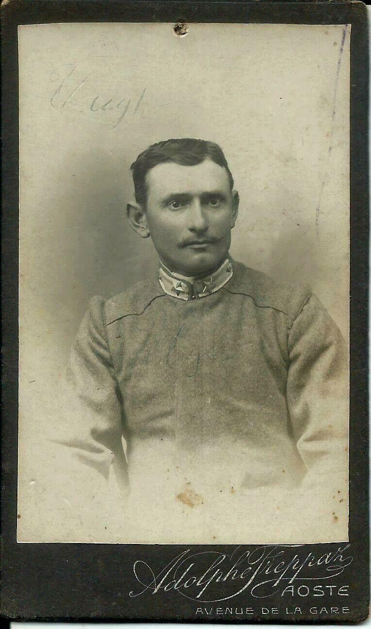 Abebooks Fotografia originale CDV Aosta (Corpo Granatieri?) 1900ca