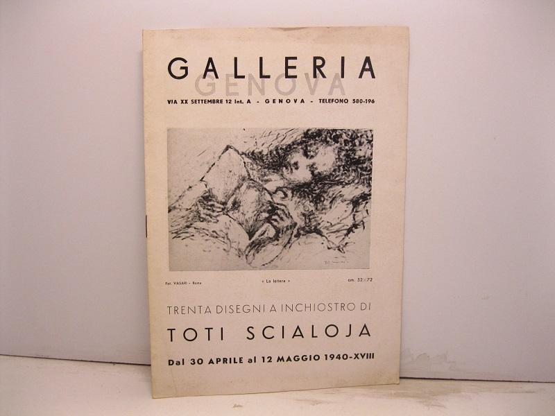 Abebooks Galleria Genova. Trenta disegni a inchiostro di Toti Scialoja