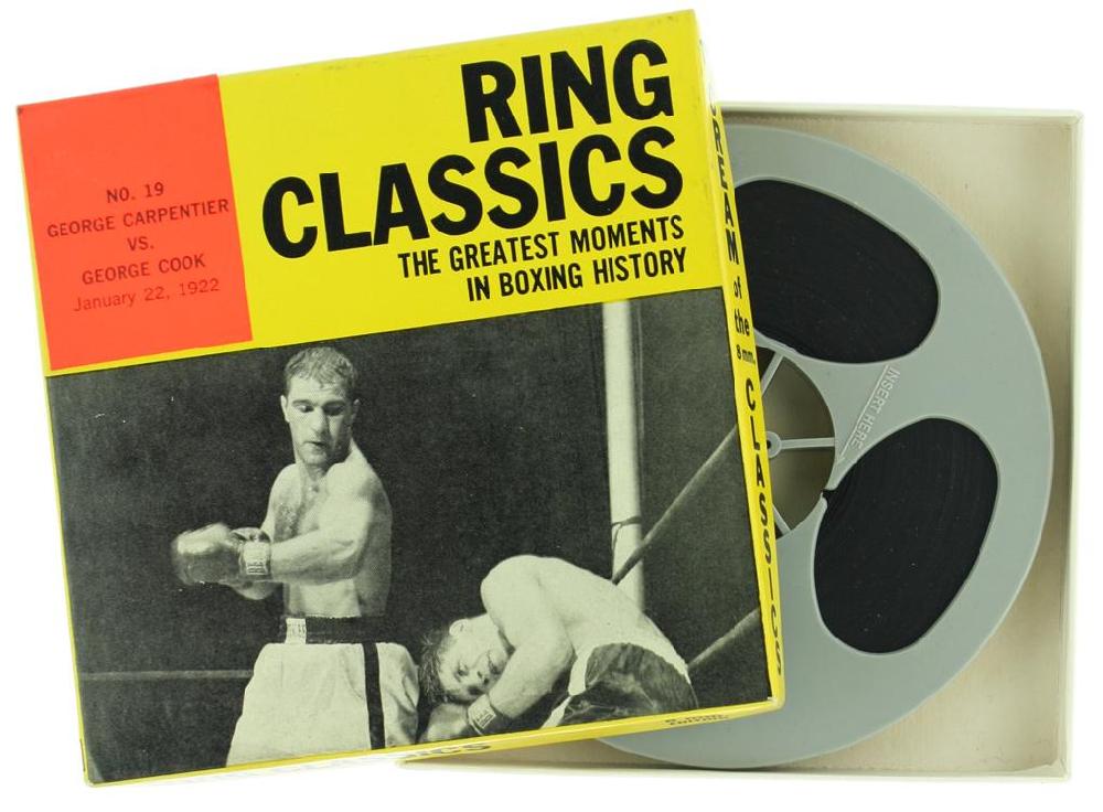 Abebooks GEORGE CARPENTIER vs GEORGE COOK January 22 1922 - RING CLASSICS No. 19 (8 mm original film):