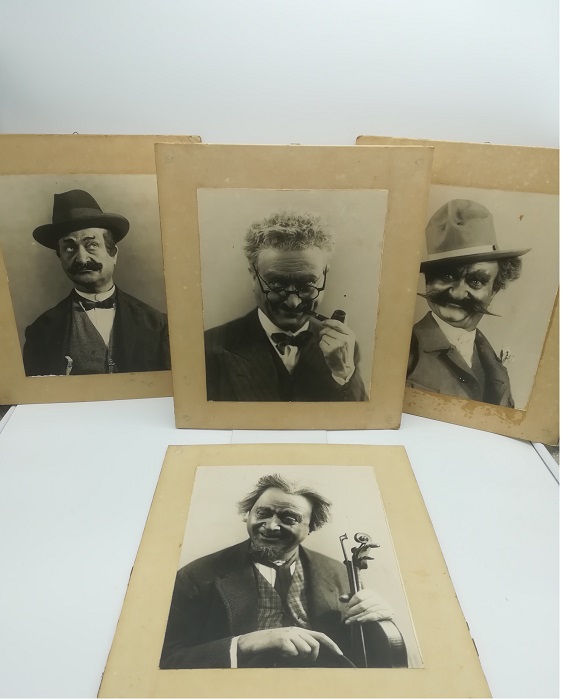 Abebooks Gilberto Govi. Serie di 4 fotografie raffiguranti l'attore in 4 caratteristiche espressioni