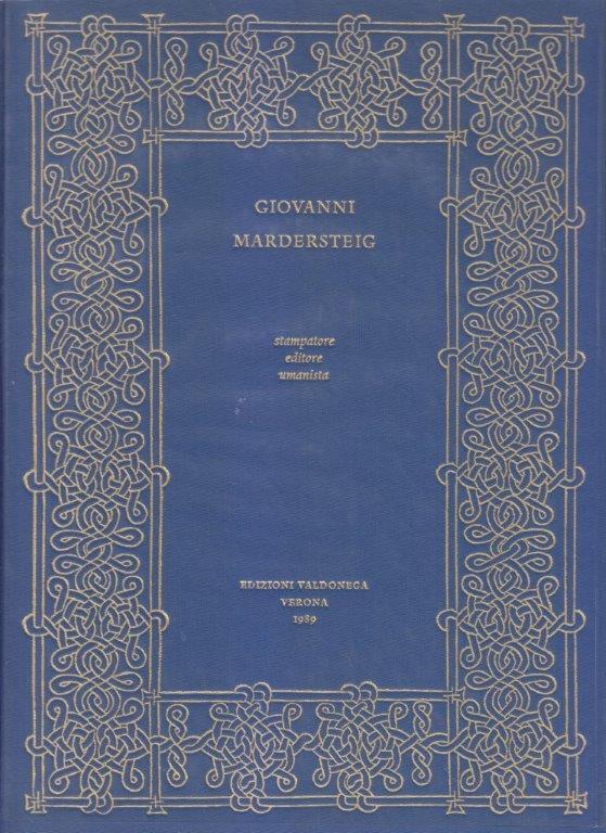Abebooks Giovanni Mardesteig stampatore editore umanista