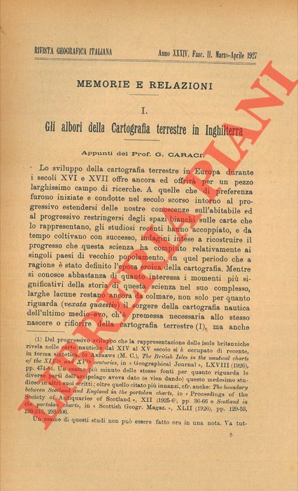 Abebooks Gli albori della Cartografia terrestre in Inghilterra