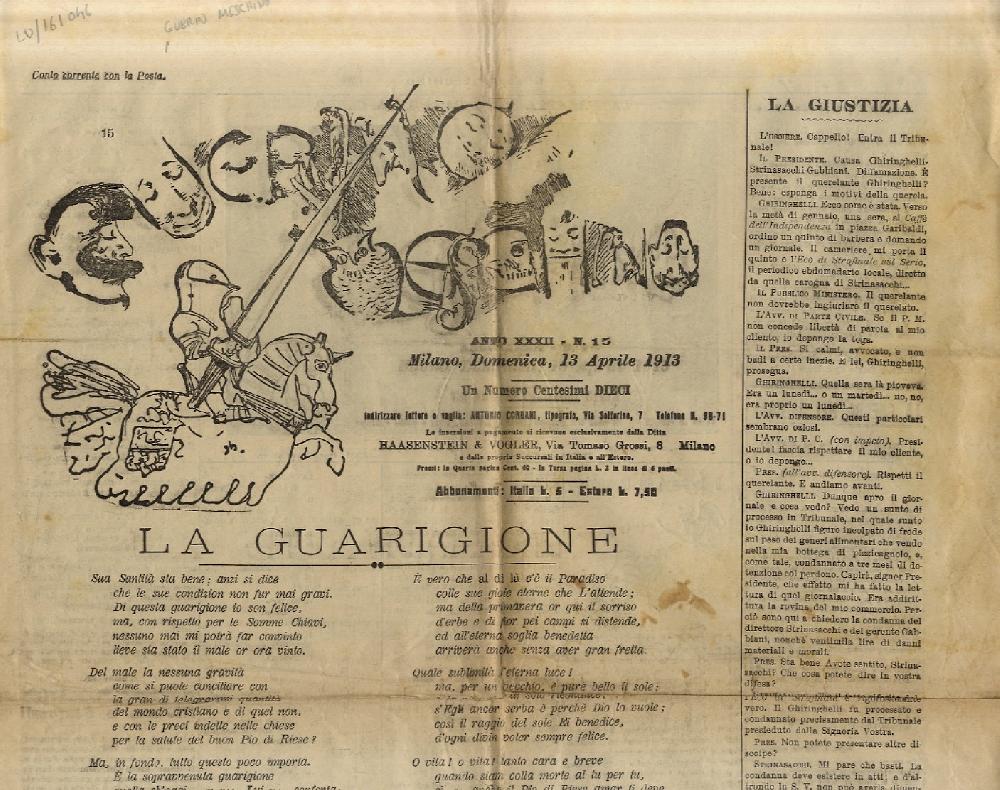 Abebooks GUERIN Meschino. Anno XXXII. Num. 15. Milano domenica 13 aprile 1913