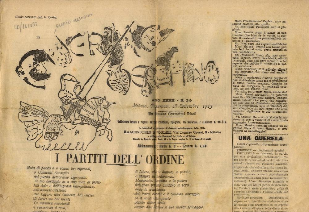 Abebooks GUERIN Meschino. Anno XXXII. Num. 39. Milano domenica 28 settembre 1913