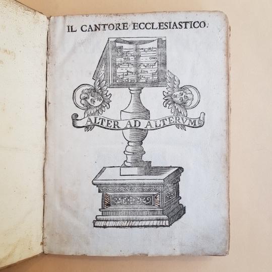 Abebooks Il cantore ecclesiastico. Per istruzione de' religiosi minori conventuali e benefizio comune di tutti gli ecclesiastici del P. Giuseppe Frezza dalle Grotte maestro in sacra teologia. Tomo primo (unico pubblicato) terza