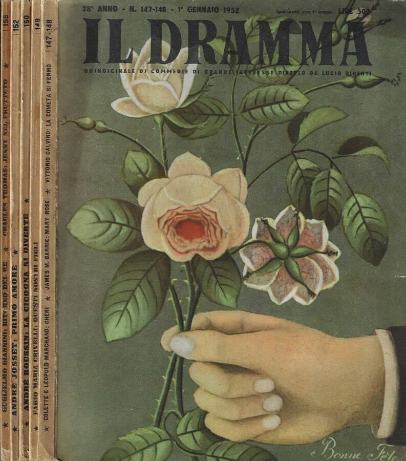 Abebooks Il dramma Anno 28 N. 147-148 149 150 152 155 Quindicinale dio commedie di grande interesse diretto da Lucio Ridenti