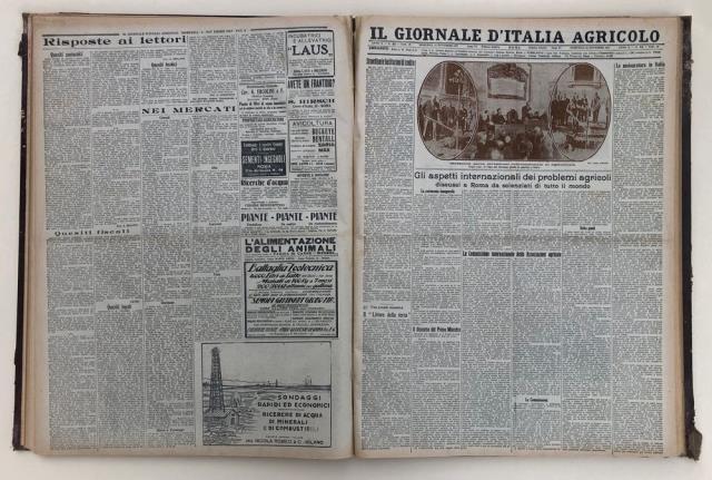 Abebooks Il Giornale d'Italia Agricolo. Annate 1927 - 1928