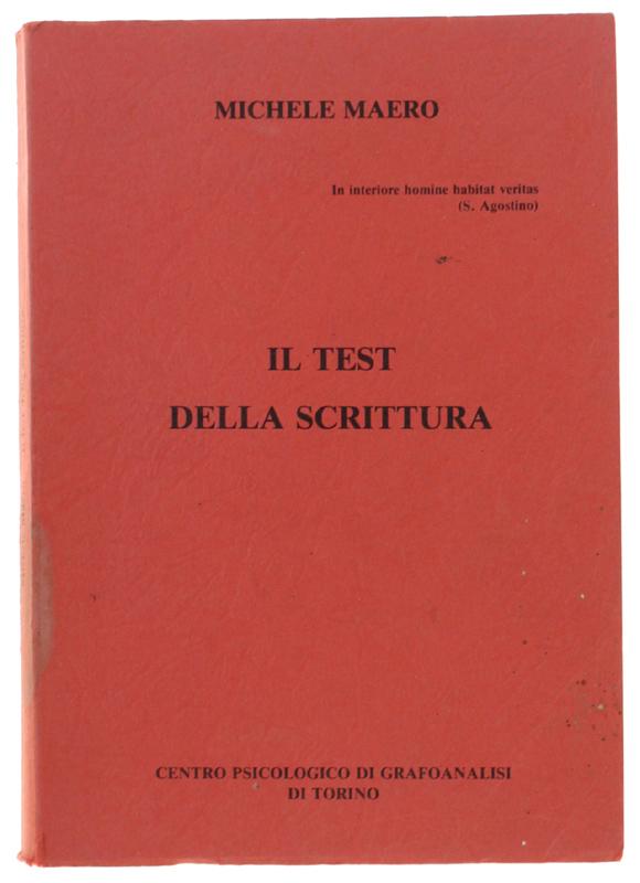 Abebooks IL TEST DELLA SCRITTURA. Trattato di Grafoanalisi.: