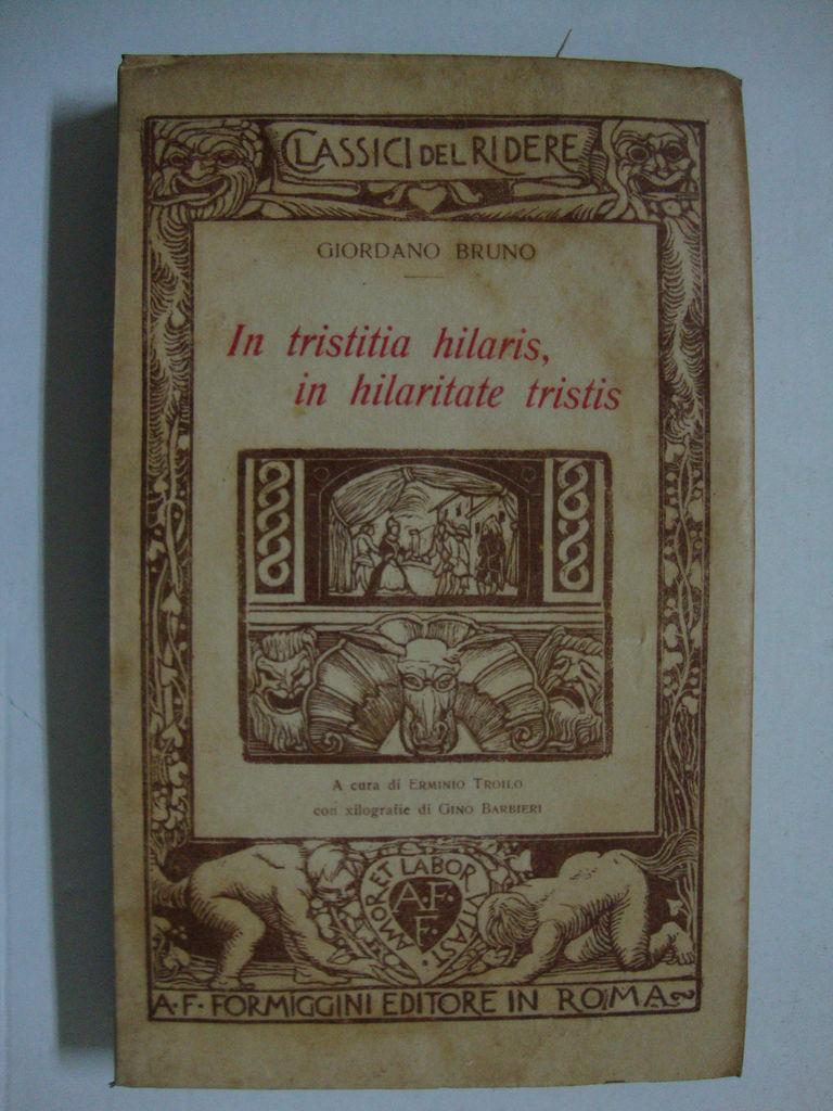 Abebooks In tristitia hilaris in hilaritate tristis