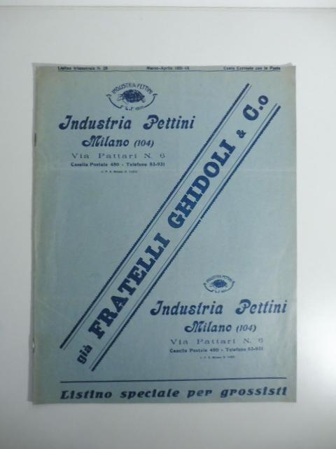 Abebooks Industria pettini Milano gia' fratelli Ghidoli + giocattoli e bambole di celluloide
